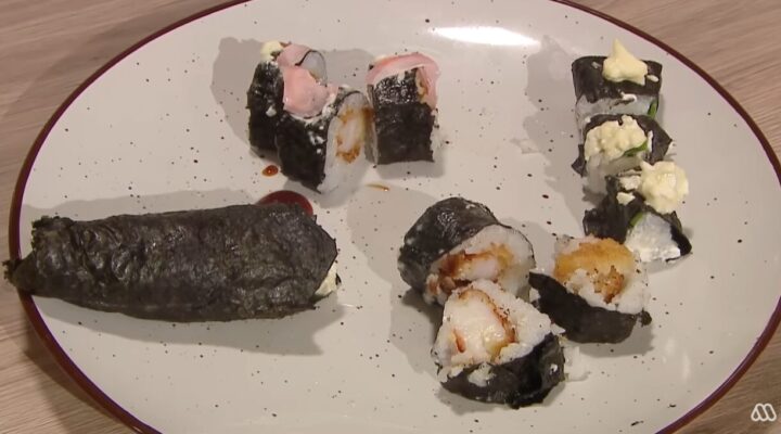 Sushi desastroso de El Internado: rollos deformes, temaki caótico y niguiris "surullo" de los participantes de Mega.
